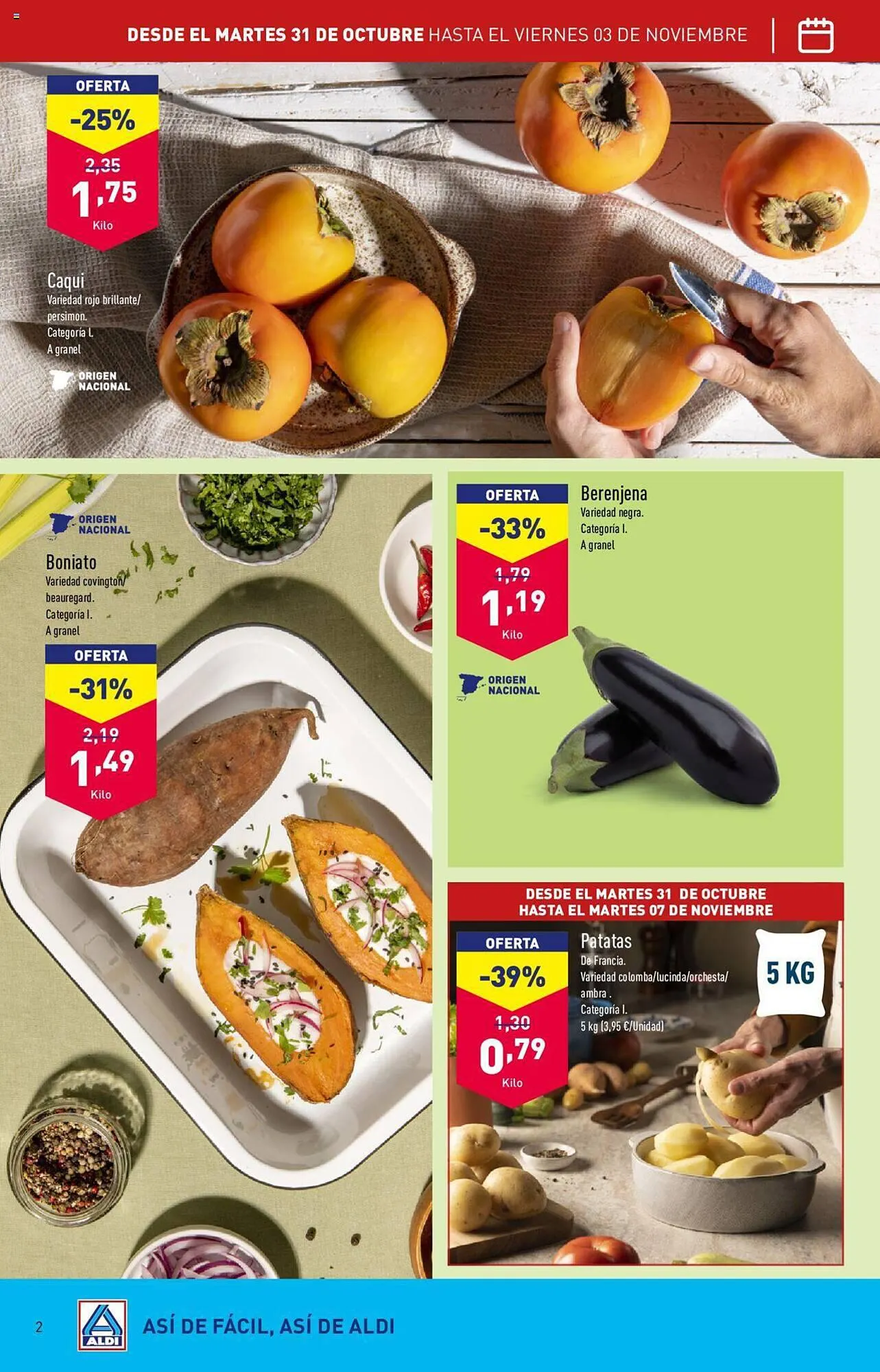 Catálogo de Folleto ALDI 31 de octubre al 7 de noviembre 2023 - Página 2