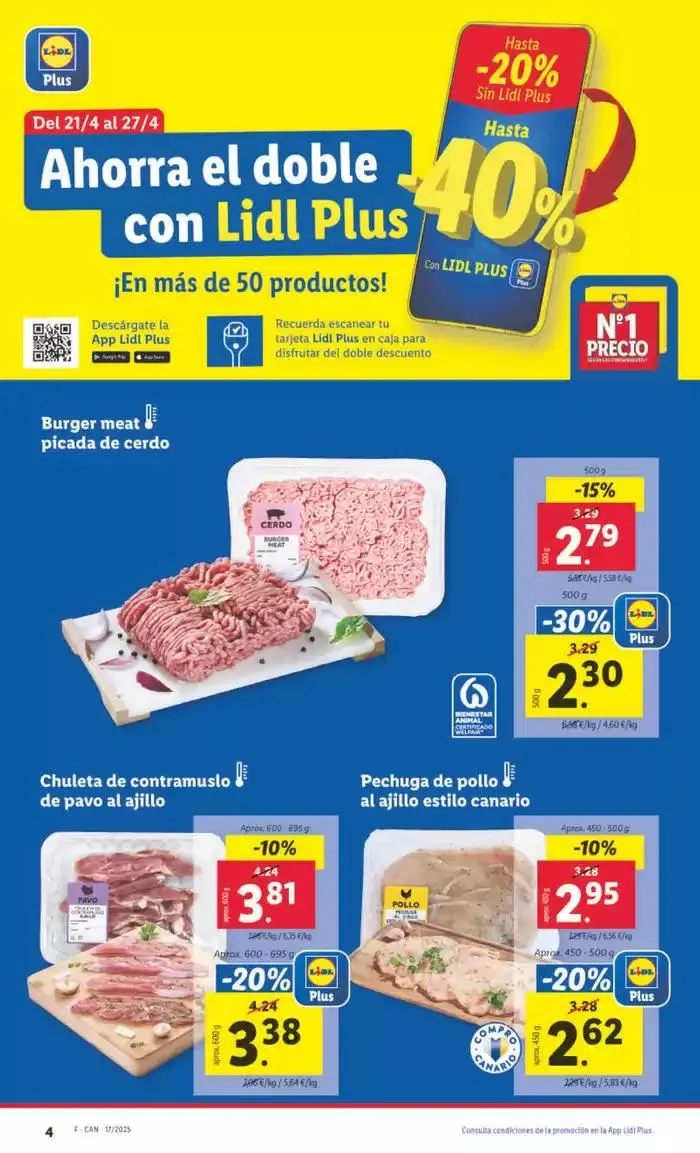 Catálogo de № 1 PRECIO - Ofertas válidas del 21/04 al 27/04 21 de abril al 27 de abril 2025 - Página 4