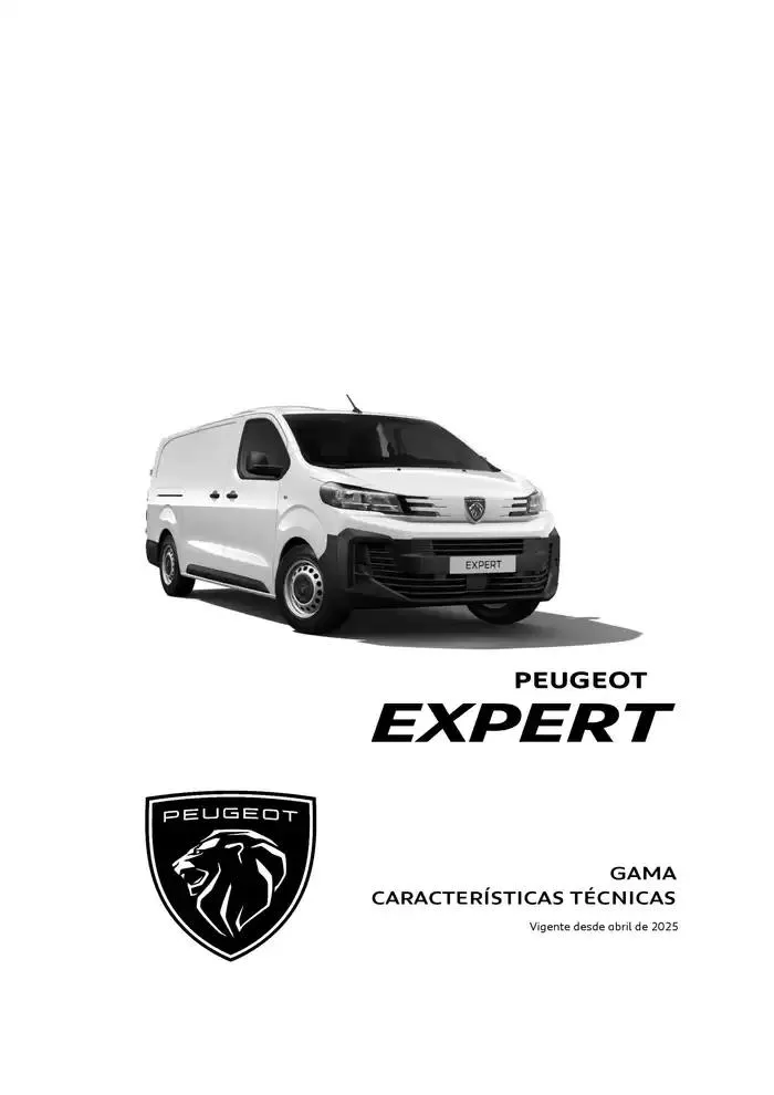 Catálogo de Peugeot NUEVO EXPERT 9 de abril al 30 de abril 2025 - Página 1