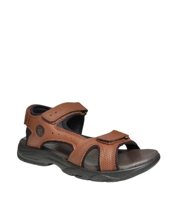 Sandalias Abiertas Chancletas Hombre Marrón C107 23