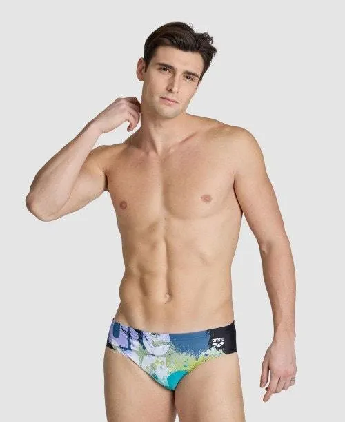 Bañador Slip Hombre Estampado arena Waves Breaking