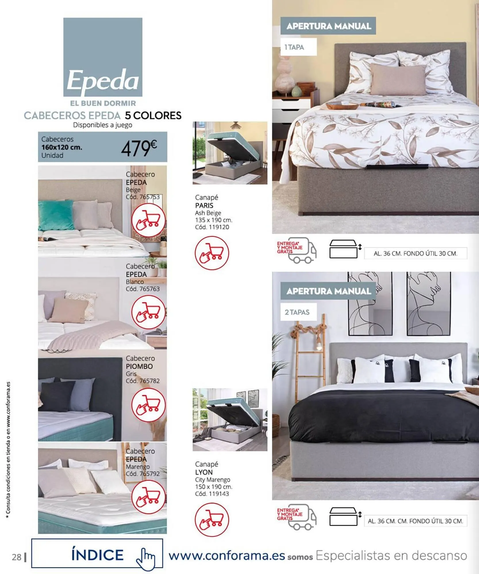 Catálogo de Catálogo Conforama 11 de febrero al 27 de febrero 2026 - Página 28