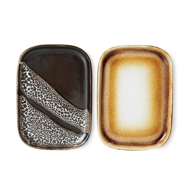 Set de 2 bandejas pequeñas 70's Mojave