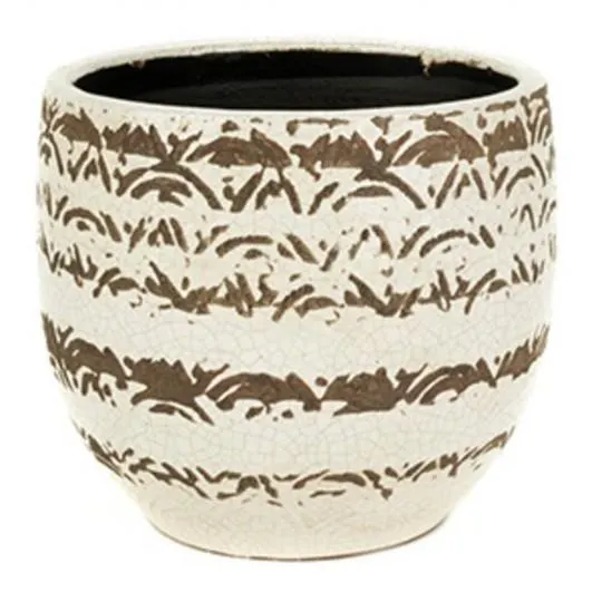 MACETERO GELA BLANCO D14XH13CM