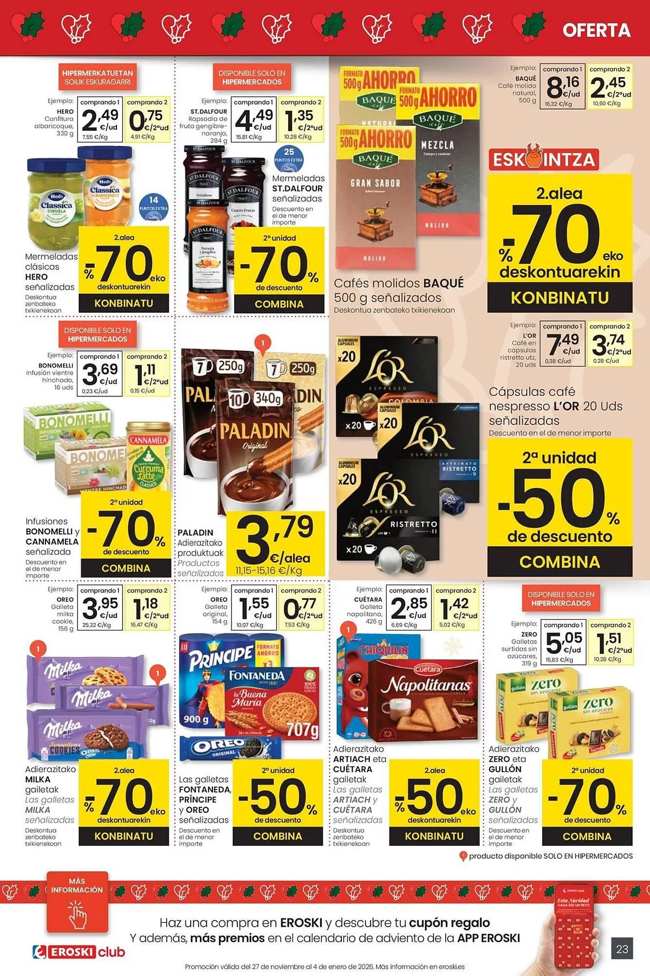 Catálogo de Folleto Eroski 18 de diciembre al 31 de diciembre 2025 - Página 23