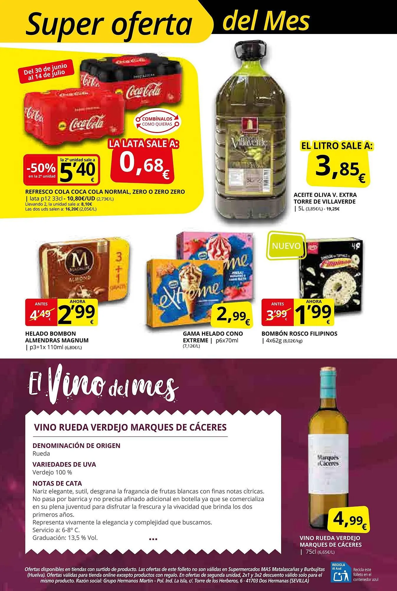 Catálogo de Folleto Supermercados MAS 27 de junio al 31 de julio 2025 - Página 56