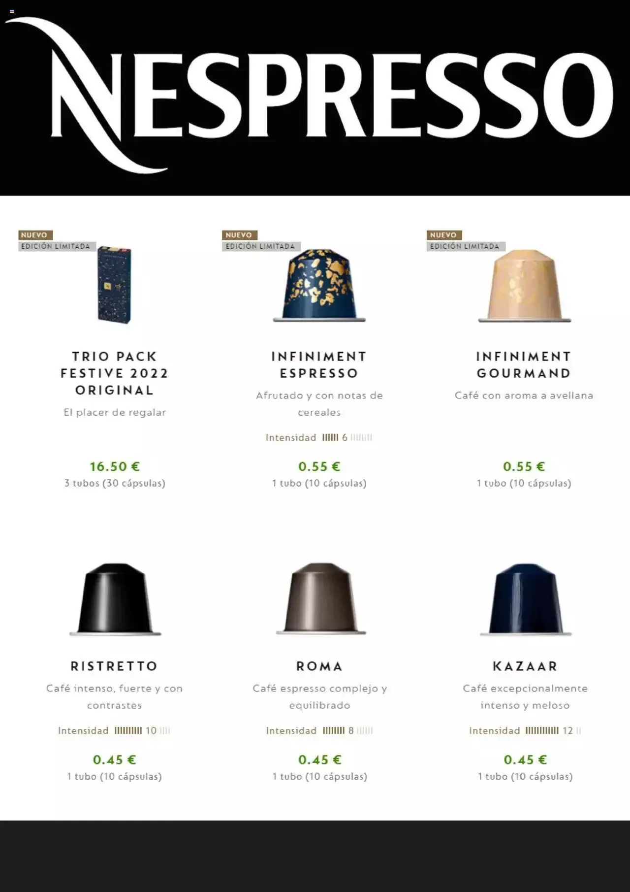 Catálogo de Nespresso - Folleto 29 de noviembre al 31 de diciembre 2023 - Página 2
