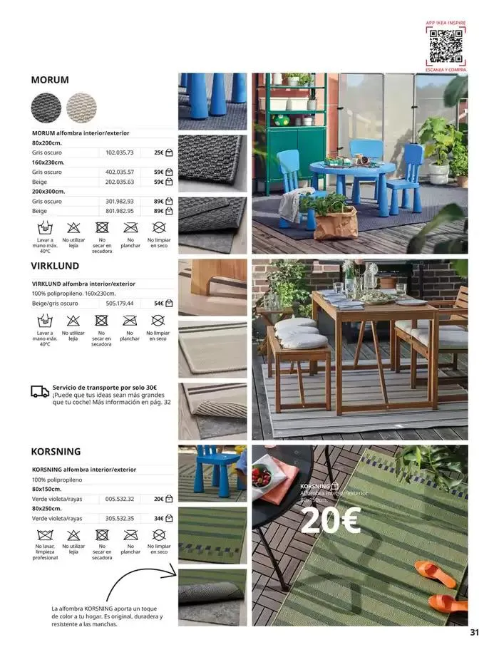 Catálogo de IKEA Catálogo Alfombras 3 de octubre al 31 de enero 2025 - Página 31