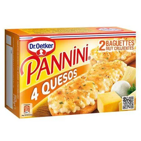 Pannini Dr Oetker 250g 4 quesos