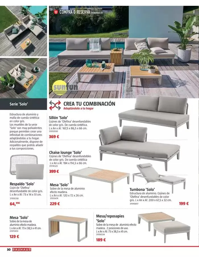 Catálogo de VERANO. Jardín, terraza, balcón.  26 de marzo al 20 de abril 2025 - Página 30