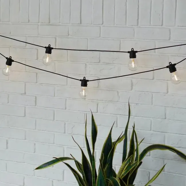 Guirnalda híbrida solar/red Sanka INSPIRE blanco cálido 5 m IP44