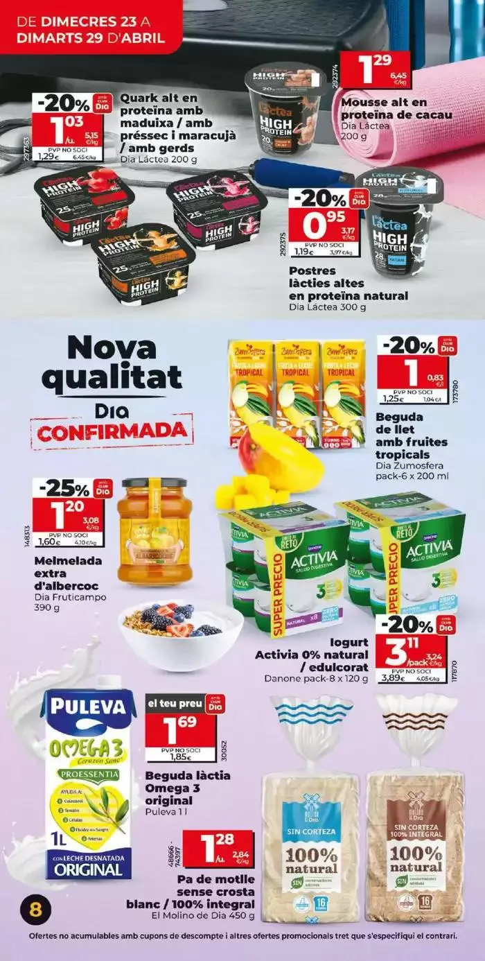 Catálogo de El teu nou Dia del 23/04 al 29/04 23 de abril al 29 de abril 2025 - Página 8