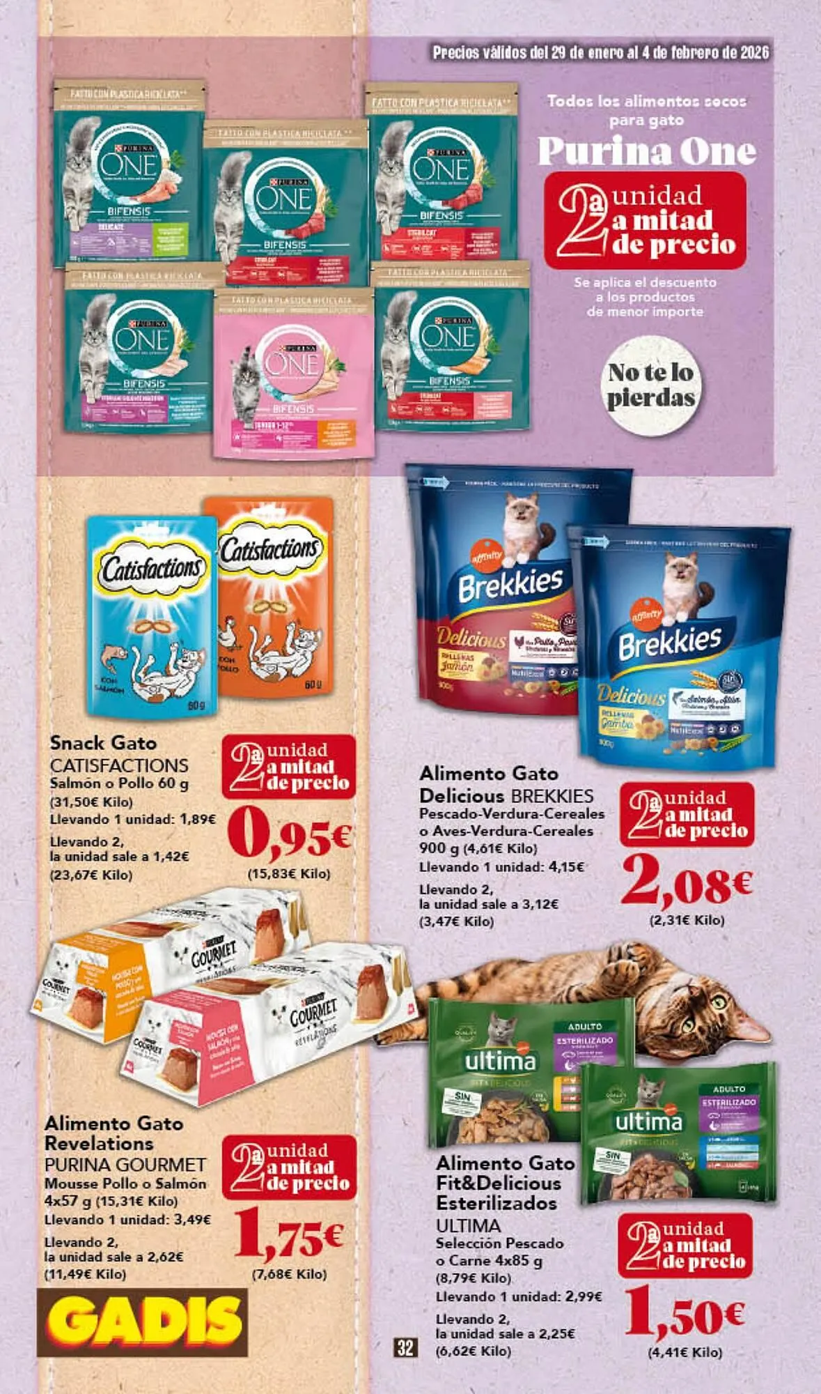 Catálogo de Folleto Gadis 29 de enero al 4 de febrero 2026 - Página 32