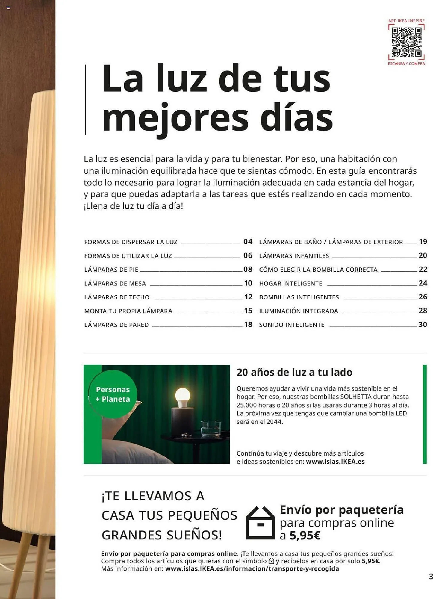 Catálogo de Folleto IKEA Iluminación 4 de septiembre al 31 de enero 2025 - Página 3