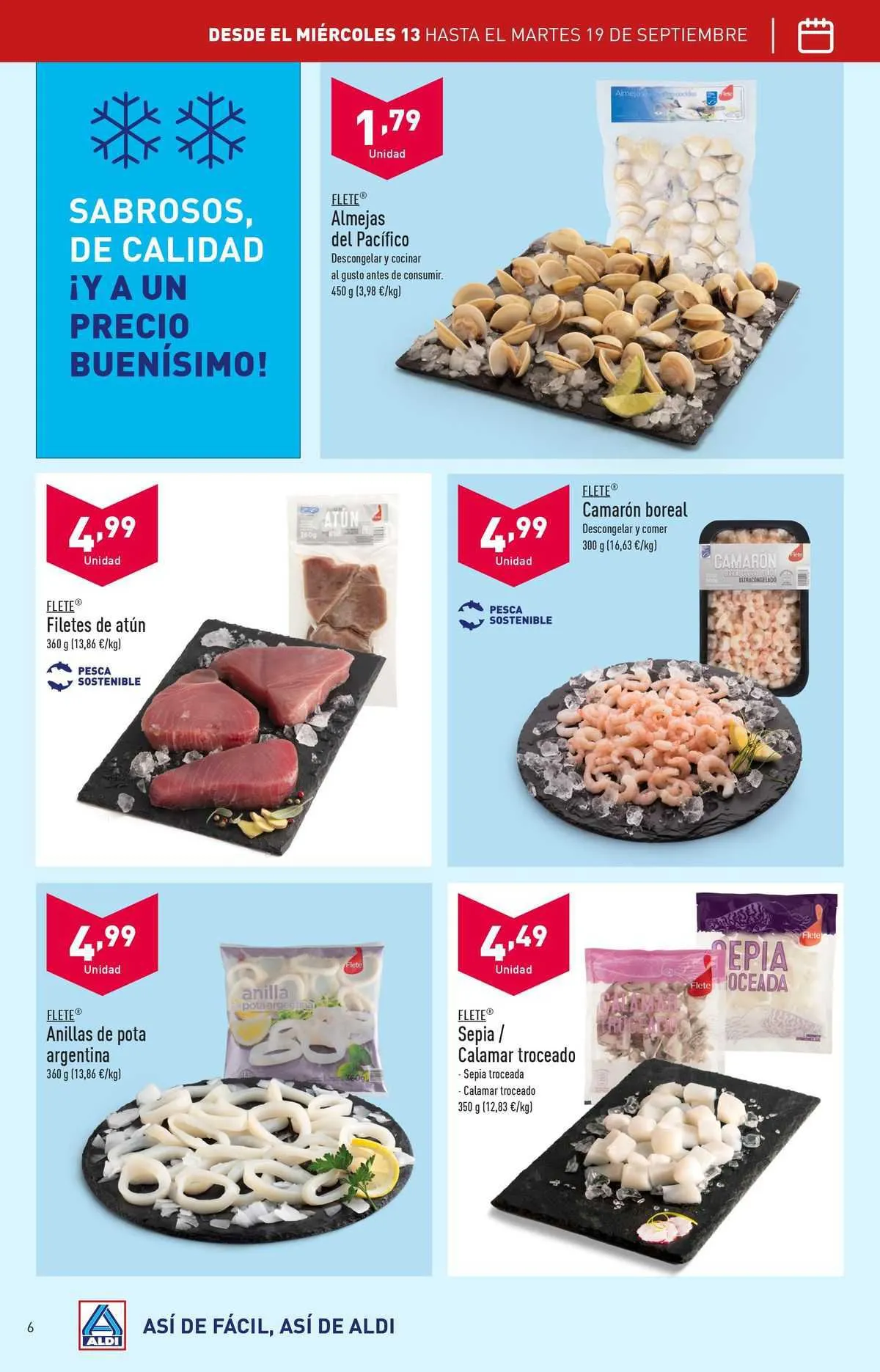 Catálogo de ALDI Folleto 12 de septiembre al 17 de septiembre 2023 - Página 6
