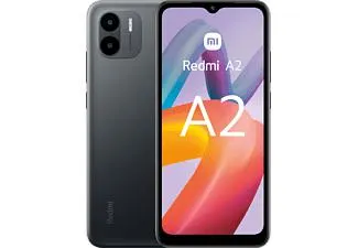 Móvil - Xiaomi Redmi A2, Negro, 32 GB, 2GB RAM, 6.52" HD+ Dot Drop Display, MediaTek Helio G36, 5000 mAh, Android