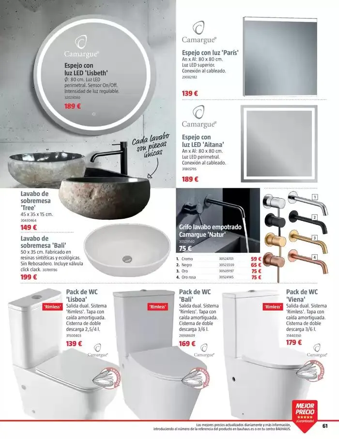 Catálogo de Renueva baños y cocinas 27 de febrero al 25 de marzo 2025 - Página 61