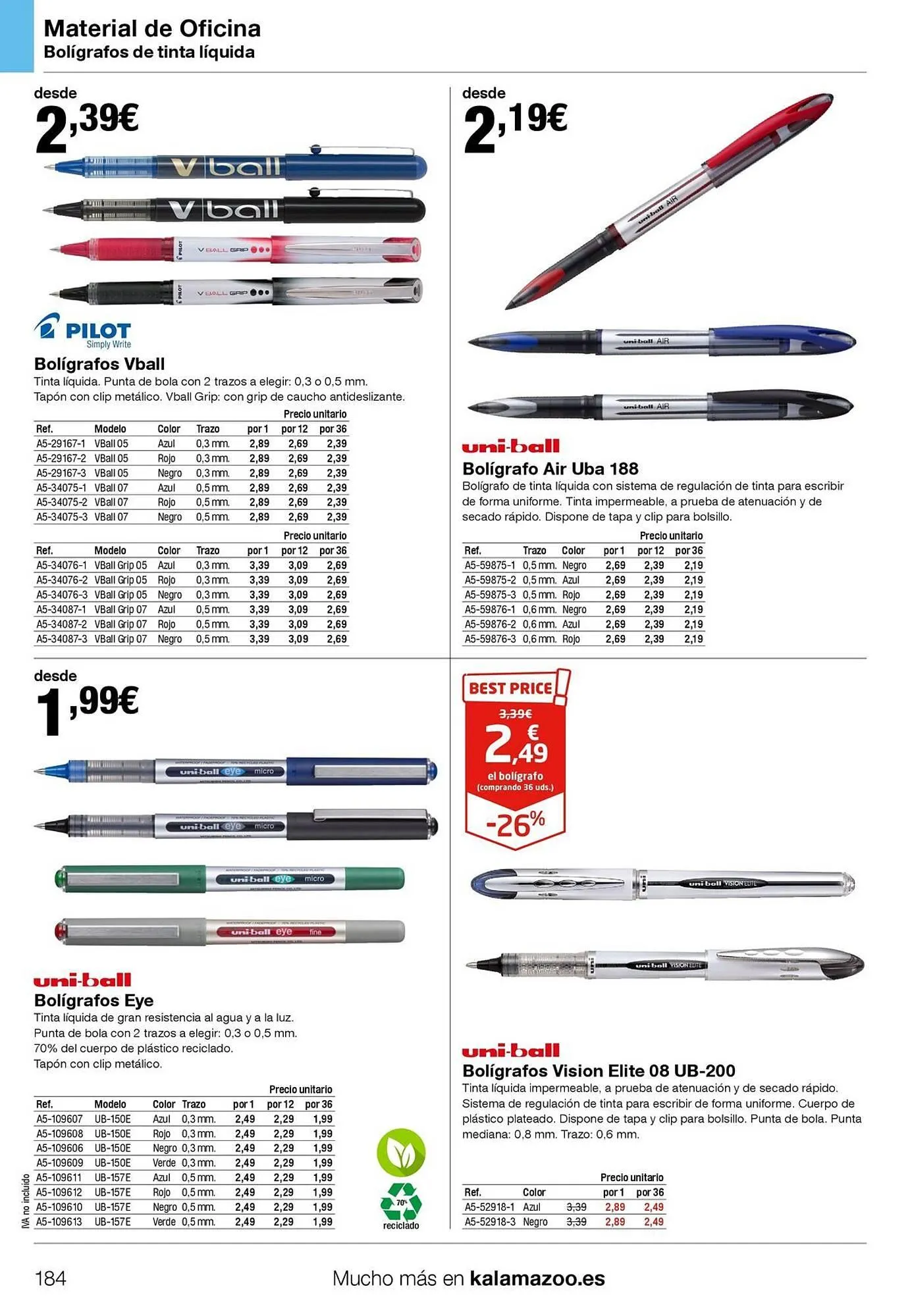 Catálogo de Folleto Staples Kalamazoo 19 de enero al 31 de diciembre 2026 - Página 184