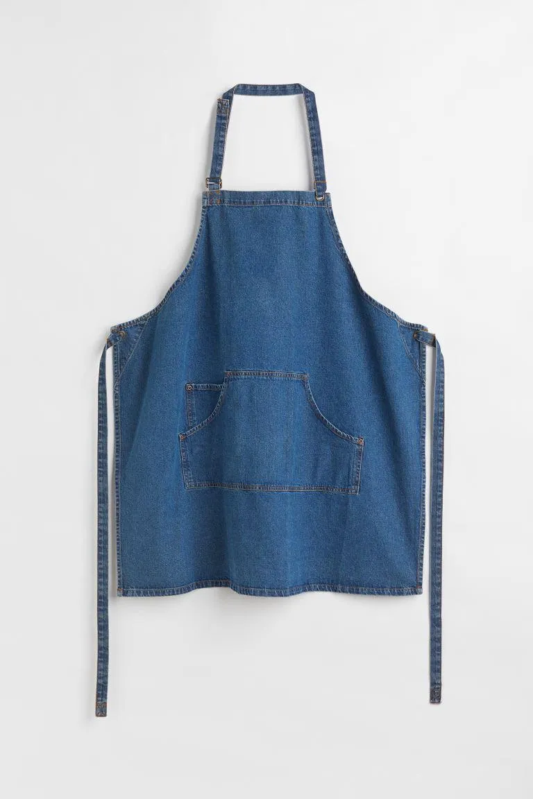 Delantal en denim
