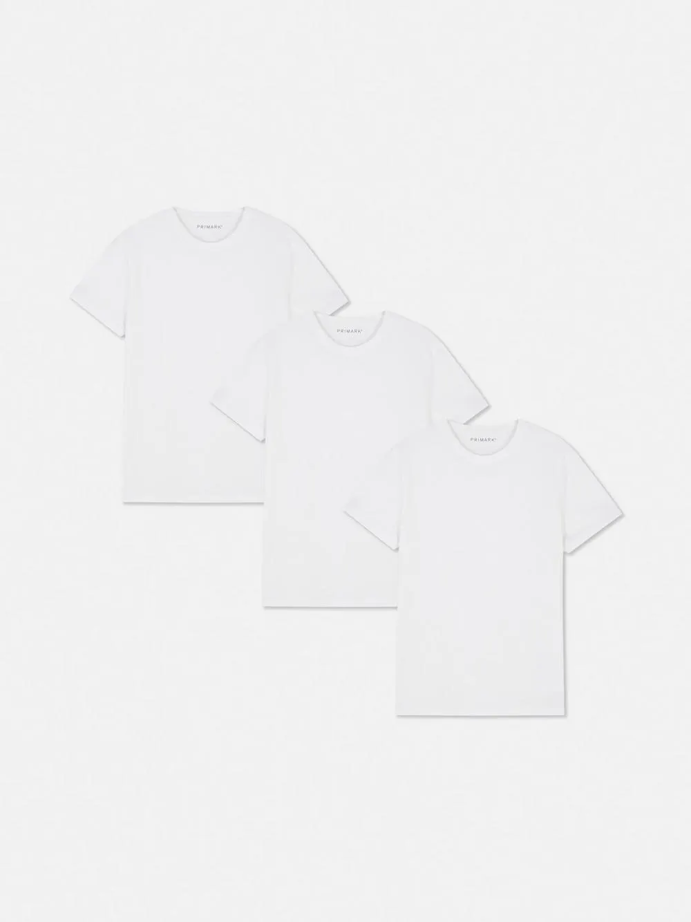 Pack de 3 camisetas básicas de cuello redondo