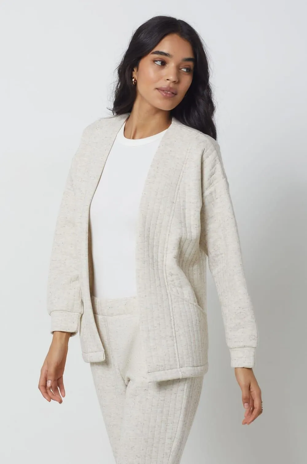 Chaqueta tejido mullido