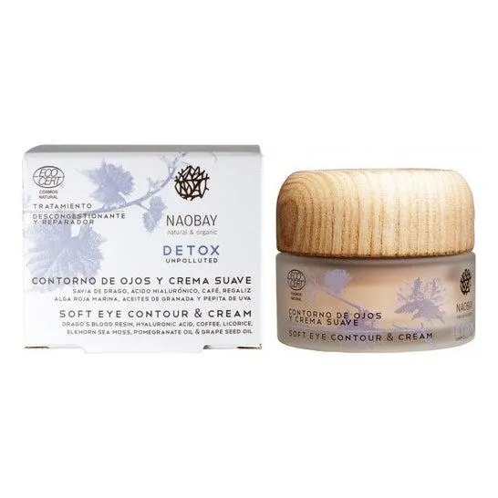Naobay Detox contorno de ojos y crema suave 30ml