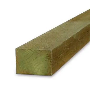 Listón de madera "aldan" 240 x 3,8 x 6,2 cm madera verde