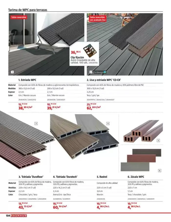 Catálogo de Bauhaus Verano 1 de junio al 31 de agosto 2025 - Página 154