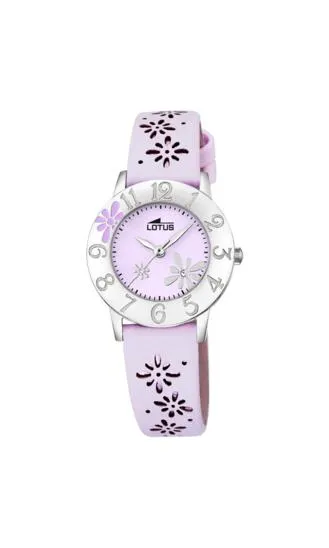 RELOJ INFANTIL LOTUS CON ESFERA MORADA 18270/3