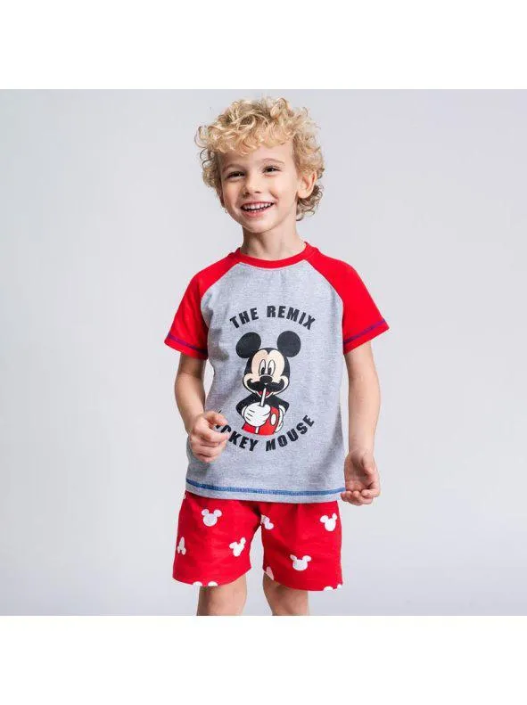 Pijama corto de algodón para niño