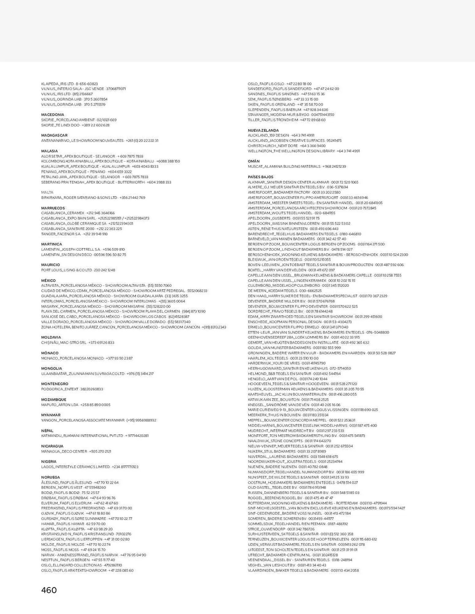 Catálogo de Folleto Porcelanosa 4 de enero al 1 de enero 2024 - Página 462