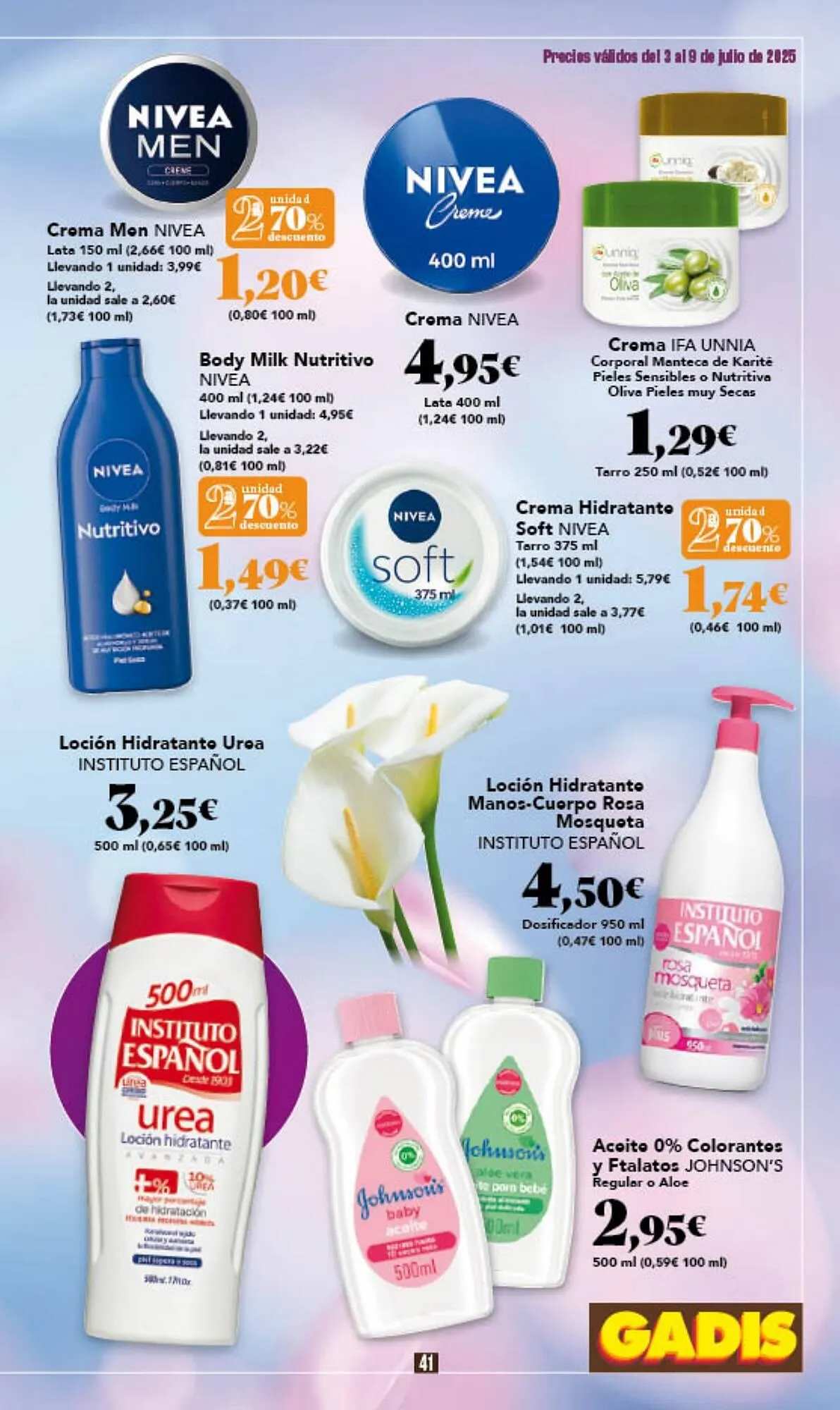 Catálogo de Folleto Gadis 3 de julio al 9 de julio 2025 - Página 41