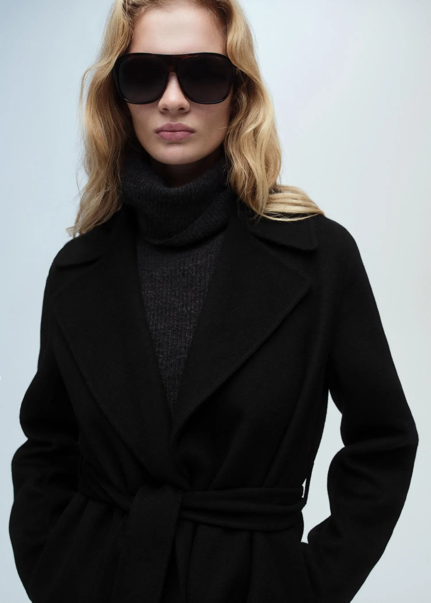 Abrigo handmade cinturón