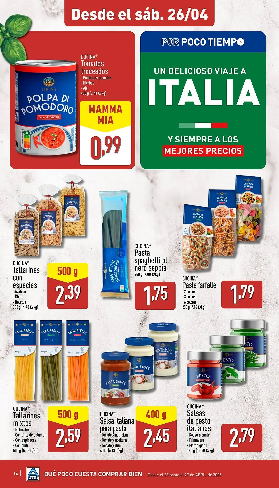 Catálogo de Folleto ALDI 21 de abril al 27 de abril 2025 - Página 14