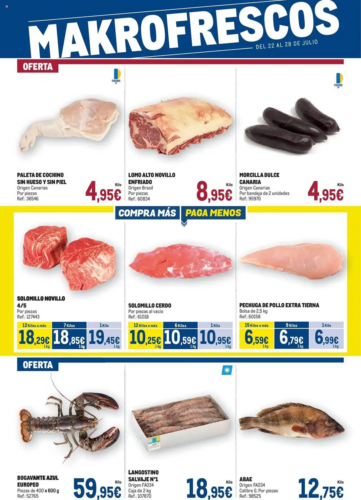 Catálogo de Folleto Makro 22 de julio al 28 de julio 2025 - Página 1