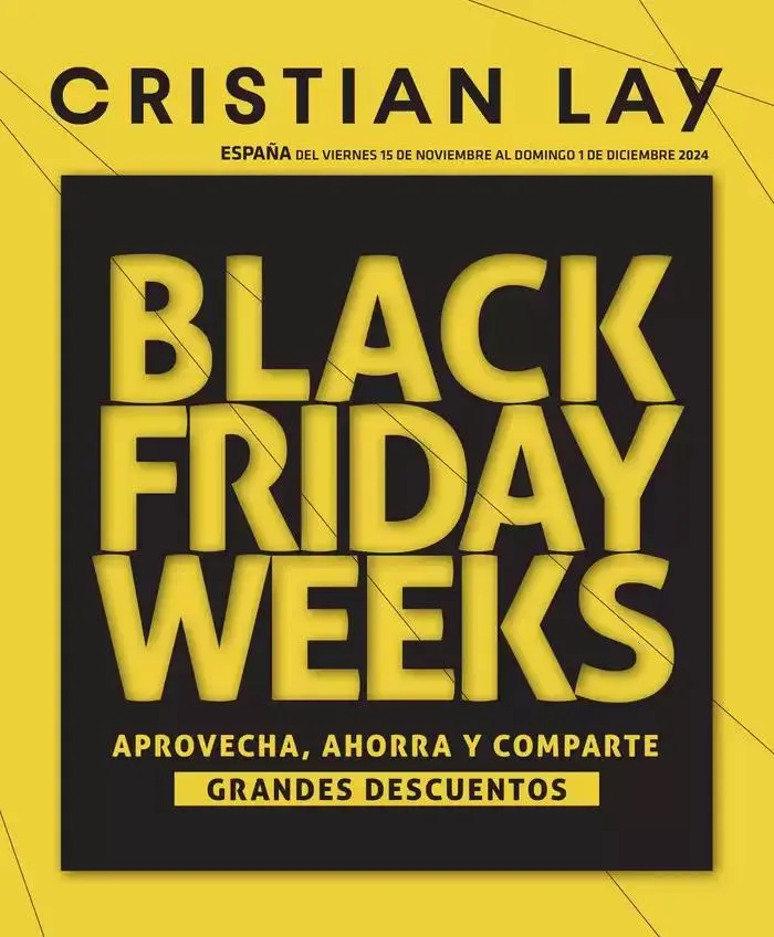 Catálogo de Black Friday Weeks 18 de noviembre al 1 de diciembre 2024 - Página 1