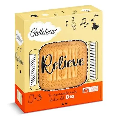 Galletas relieve Galleteca de Dia caja 735 g