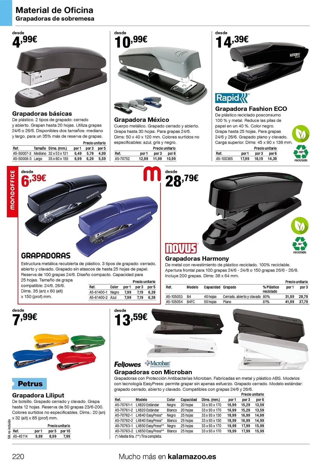 Catálogo de Folleto Staples Kalamazoo 19 de enero al 31 de diciembre 2026 - Página 220