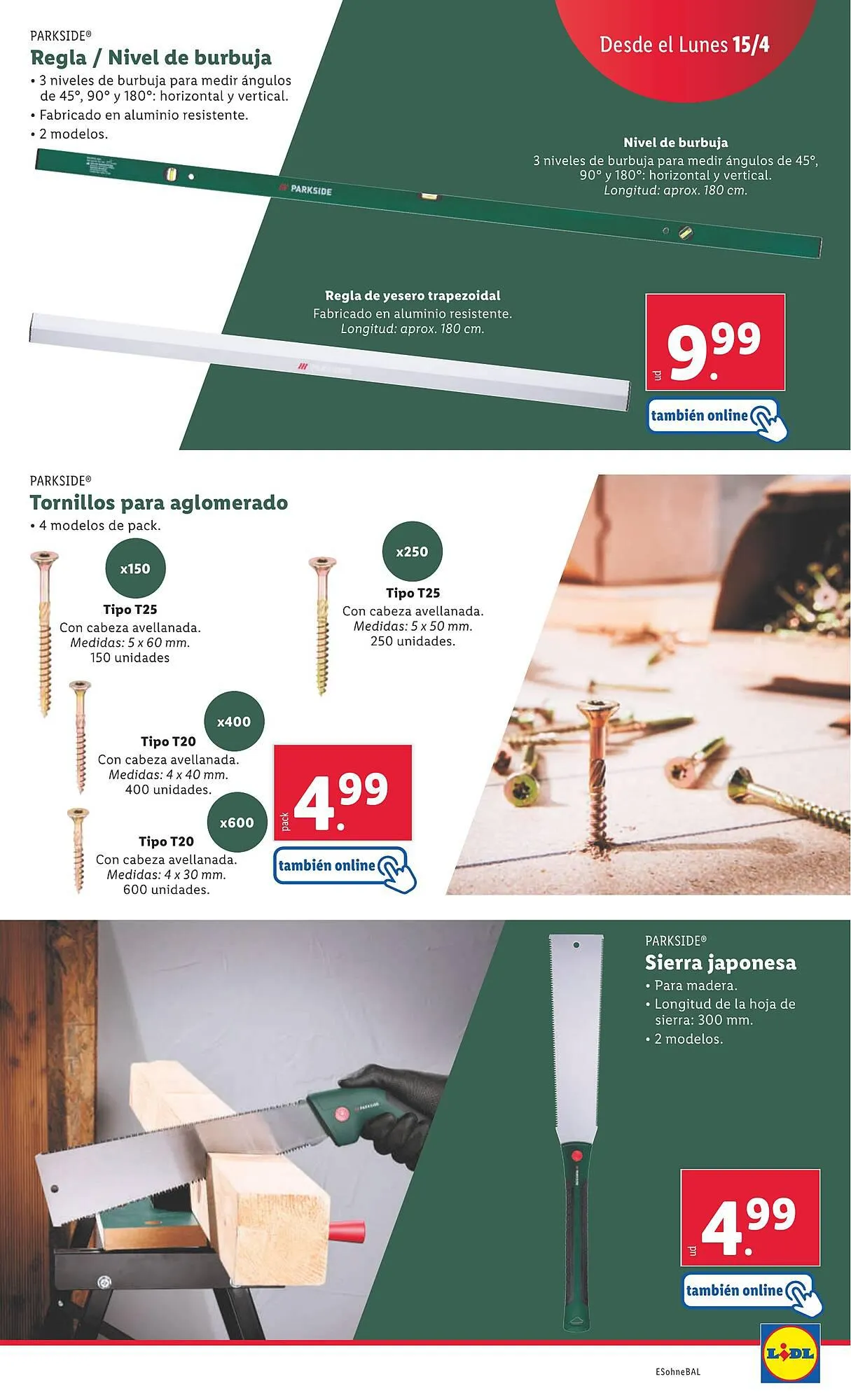 Catálogo de Folleto Lidl 15 de abril al 21 de abril 2024 - Página 29