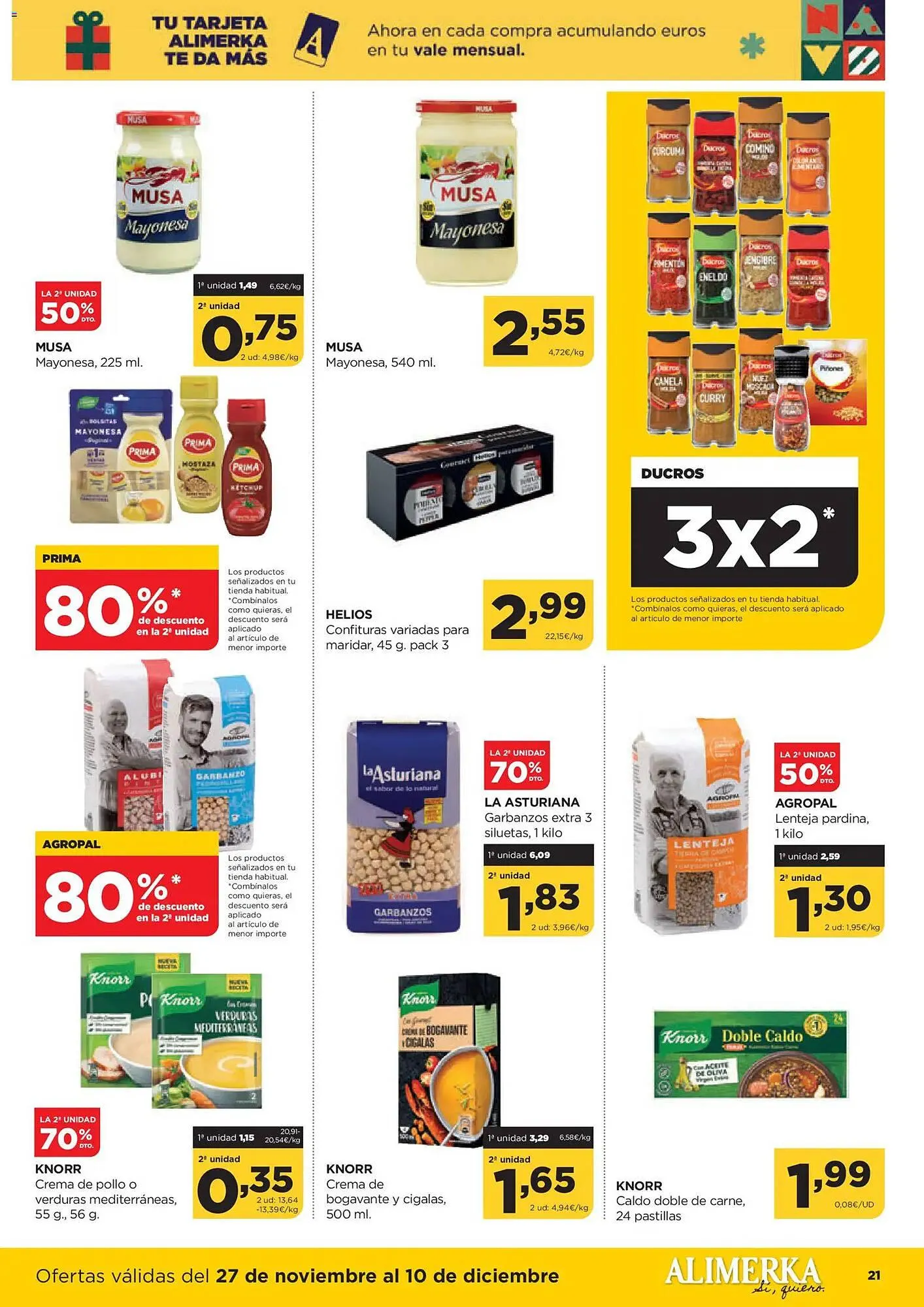 Catálogo de Folleto Alimerka 27 de noviembre al 10 de diciembre 2025 - Página 21