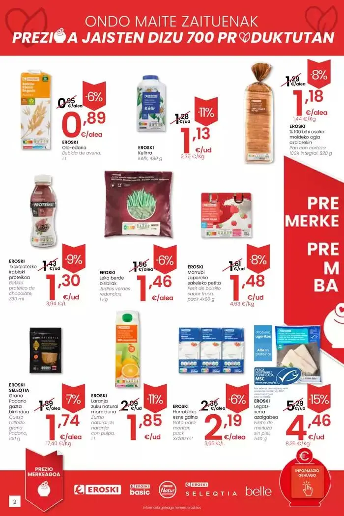 Catálogo de Prezio merkeagoa HIPERMERKATUAK EROSKI 13 de marzo al 26 de marzo 2025 - Página 2