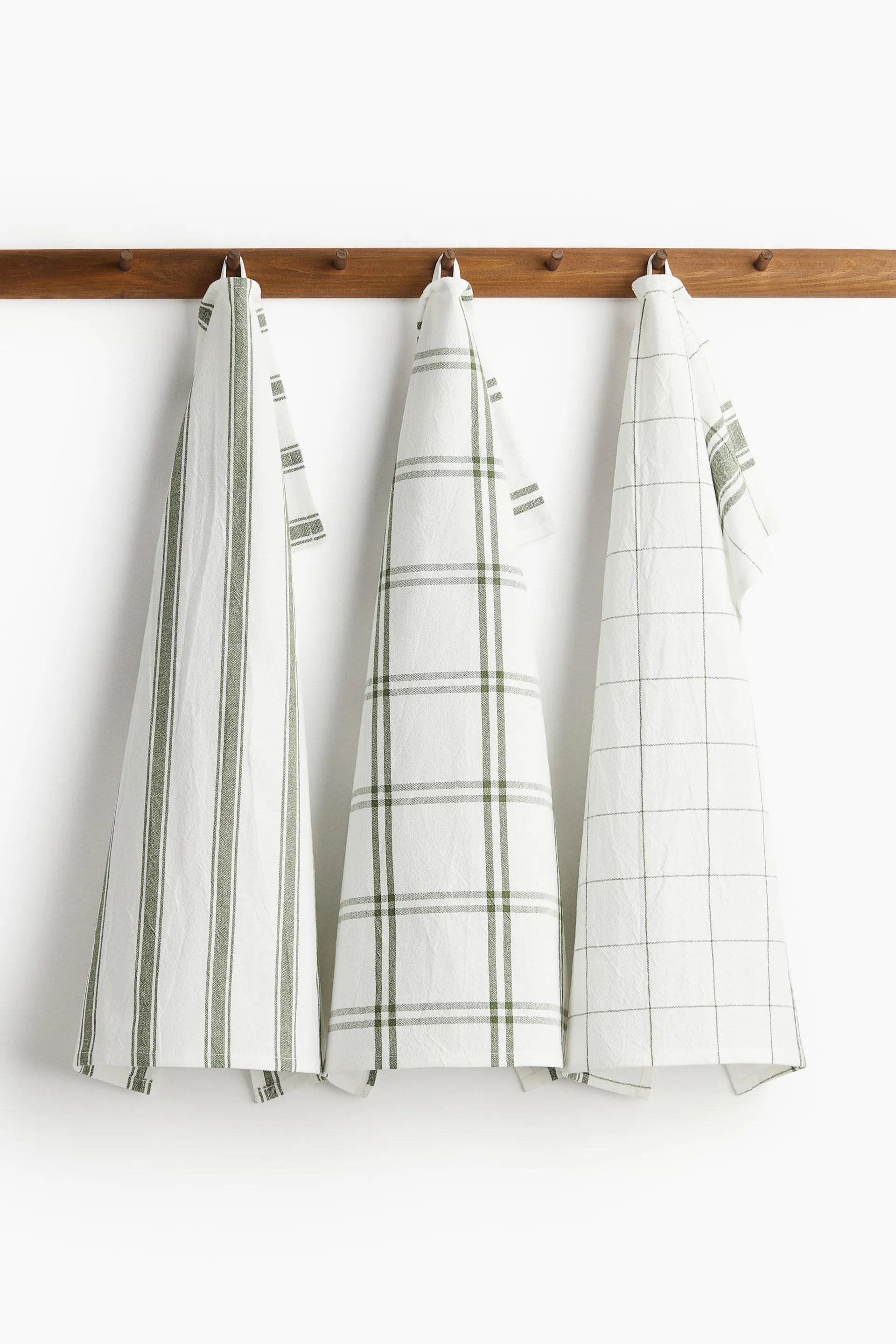 Pack de 3 paños de cocina en algodón