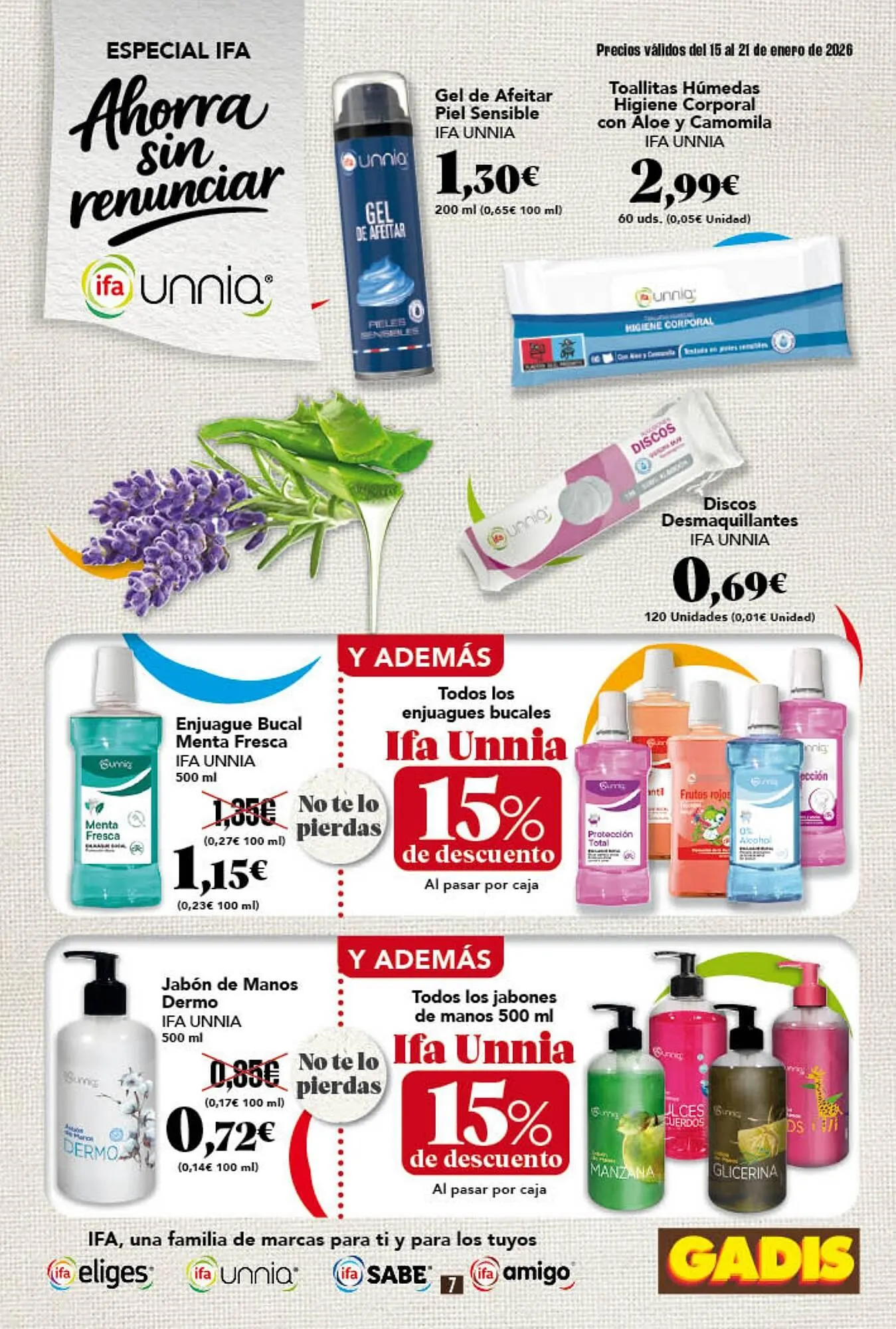Catálogo de Folleto Gadis 15 de enero al 21 de enero 2026 - Página 7