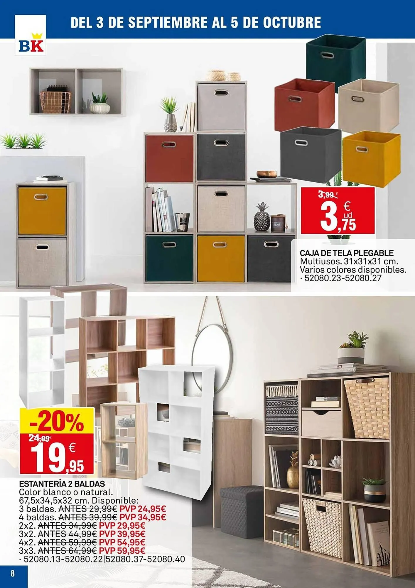 Catálogo de Catálogo Bricoking 3 de septiembre al 15 de octubre 2025 - Página 8