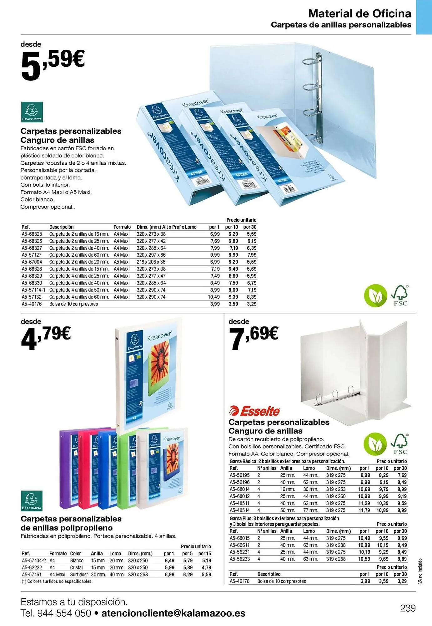 Catálogo de Folleto Staples Kalamazoo 19 de enero al 31 de diciembre 2026 - Página 239