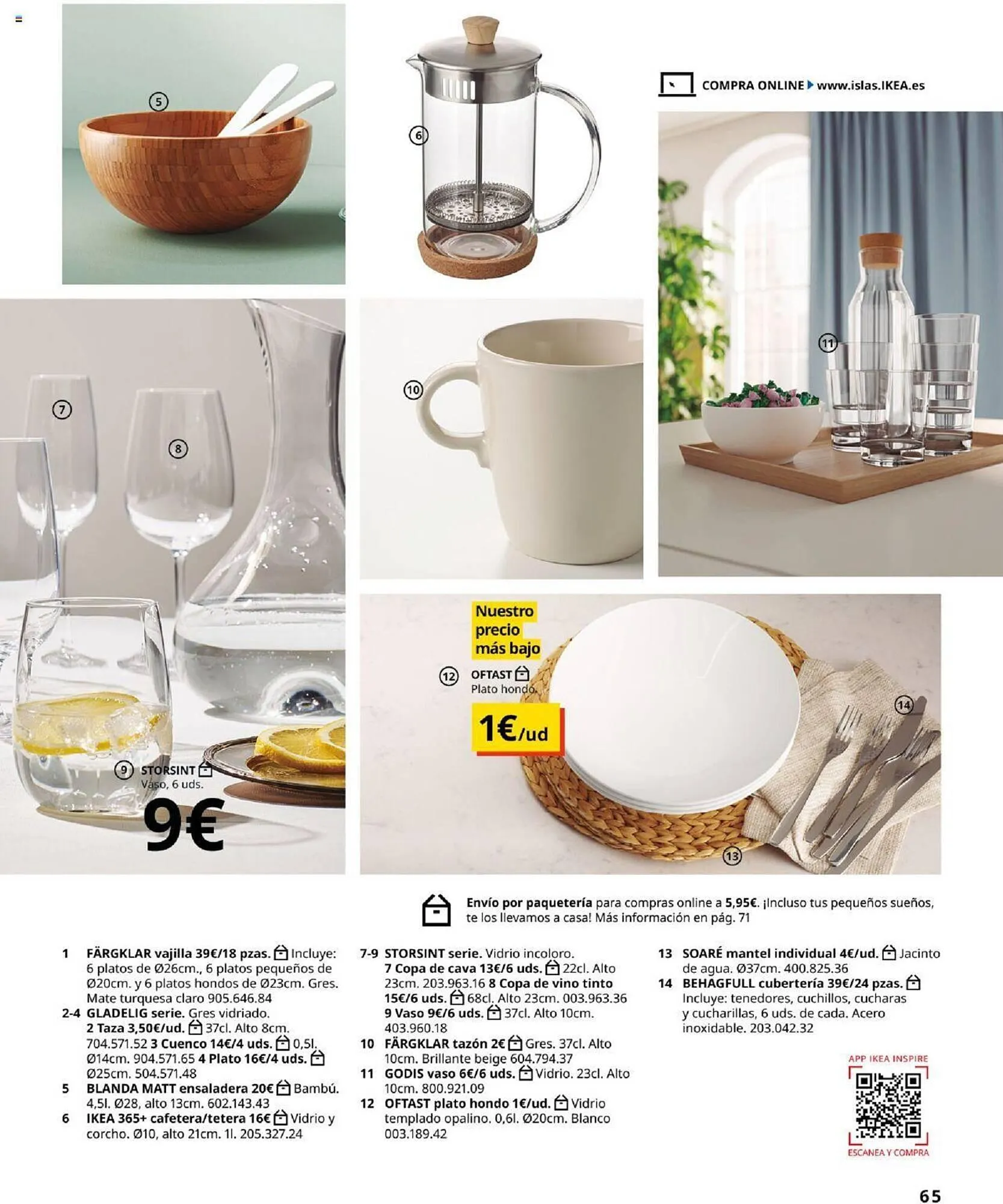 Catálogo de Folleto IKEA Accesorios y decoración 4 de septiembre al 31 de enero 2025 - Página 65