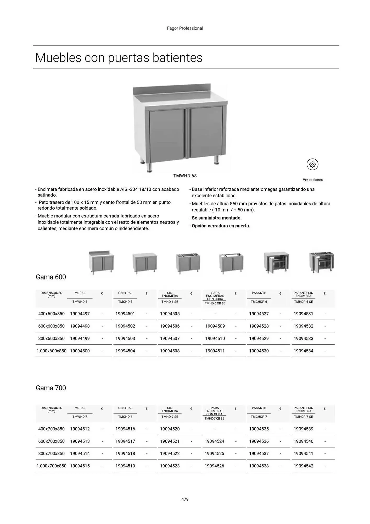 Catálogo de Folleto Fagor 3 de marzo al 1 de enero 2026 - Página 480