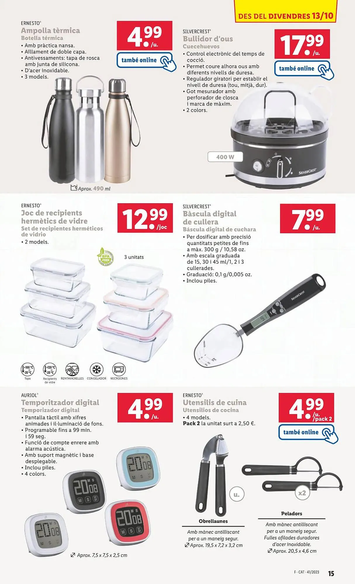 Catálogo de Folleto Lidl 2 de octubre al 16 de octubre 2023 - Página 15