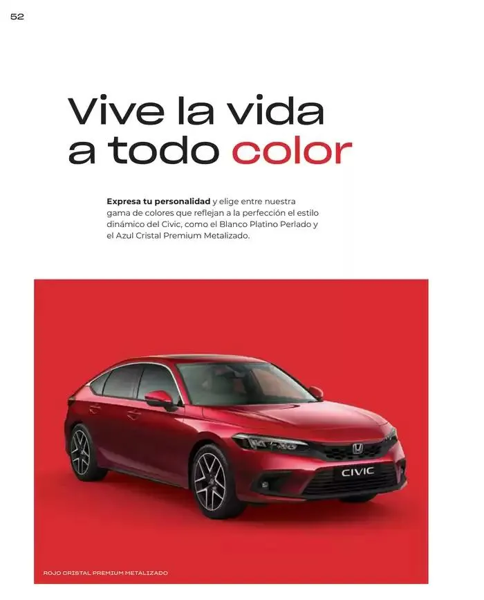 Catálogo de Honda Civic-Hybrid 30 de agosto al 30 de junio 2025 - Página 52