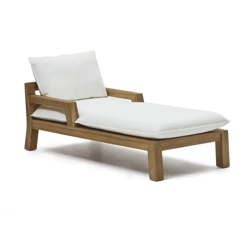 Tumbona exterior Forcanera, teca